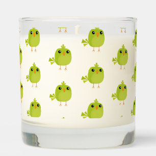Green Bird Cartoon Scented Candle