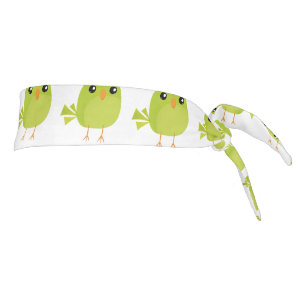 Green Bird Cartoon Tie Headband