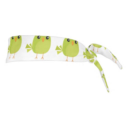 Green Bird Cartoon   Tie Headband