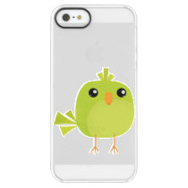 Green Bird Cartoon   Permafrost iPhone SE/5/5s Case