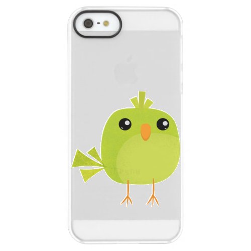 Green Bird Cartoon   Permafrost iPhone SE55s Case