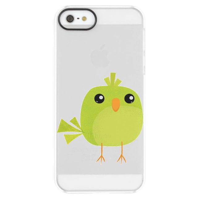 Green Bird Cartoon   Uncommon iPhone Case (Back)