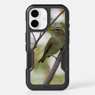 Green Bird, Red-Eyed Vireo in Canadian Wilderness iPhone 16 Case