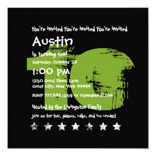 10 year old birthday invitations zazzle