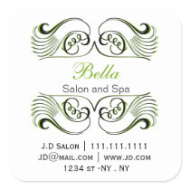 green black and white Chic Business stickers