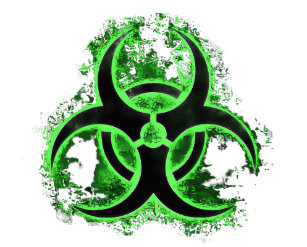 toxic symbol hats caps