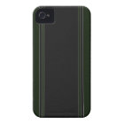 Green & Black Carbon Fiber iPhone 4 Case