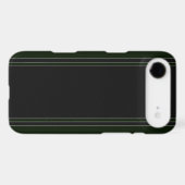 Green & Black Carbon Fiber iPhone 4 Case (Back (Horizontal))