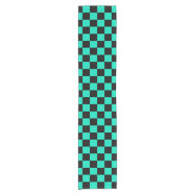 Green Black Checkered Check Pattern