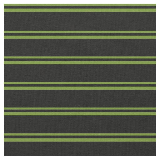 Green & Black Colored Lined Pattern Fabric