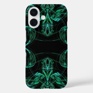 Green & Black Fractal phone Case
