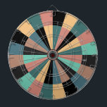 Green Black Gold and Rose Games Room Dartboard<br><div class="desc">Brightly colored dartboard for classic game room,  man cave,  den,  party room.</div>