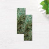 Green black grunge damask wallpaper bookmark (Desk)