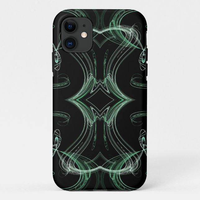 Green & Black  iPhone 5 Case-Mate Barely There Case (Back)