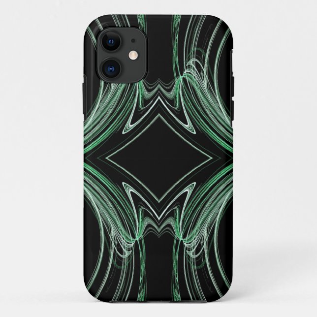 Green & Black  iPhone 5 Case-Mate Barely There Case (Back)