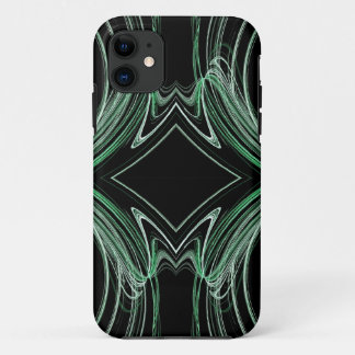 Green & Black iPhone 5 Custom Case-Mate ID 11 Case
