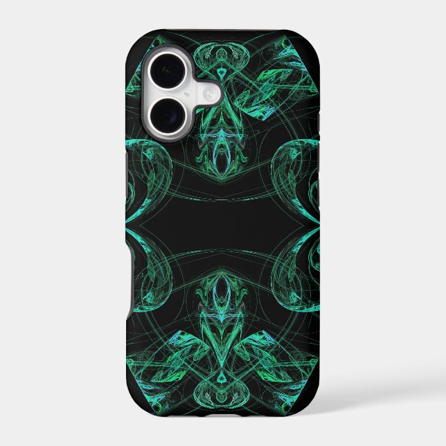 Green & Black iPhone 5 Custom Case-Mate ID Case (Back)