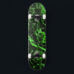 Green & Black Marble (Complete w/Trucks & Wheels), Skateboard<br><div class="desc">Green and Black Marble</div>