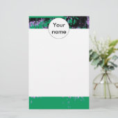 Green black purple texture (Standing Front)