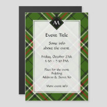 Green, Black, Red and White Tartan