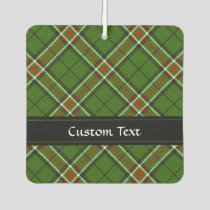 Green, Black, Red and White Tartan Air Freshener
