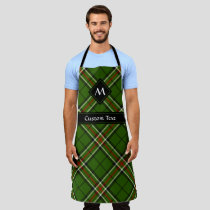 Green, Black, Red and White Tartan Apron