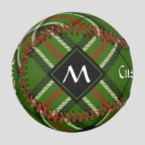 Green, Black, Red and White Tartan Baseball