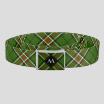 Green, Black, Red and White Tartan Belt