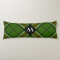 Green, Black, Red and White Tartan Body Pillow