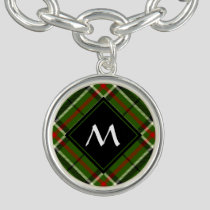 Green, Black, Red and White Tartan Bracelet