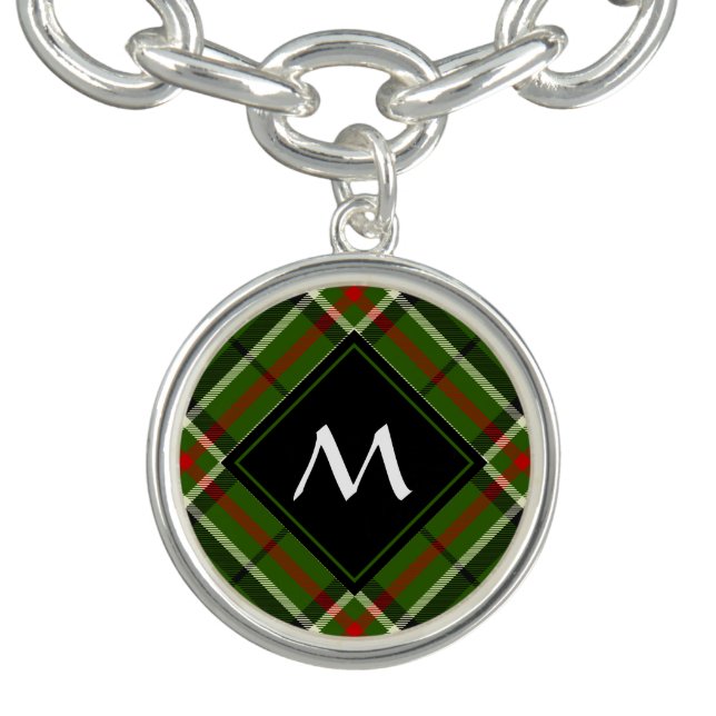Green, Black, Red and White Tartan Bracelet (Design)
