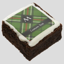 Green, Black, Red and White Tartan Brownie