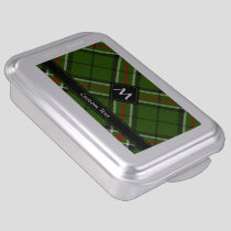 Green, Black, Red and White Tartan Cake Pan