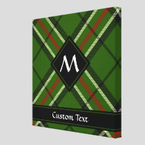 Green, Black, Red and White Tartan Canvas Print