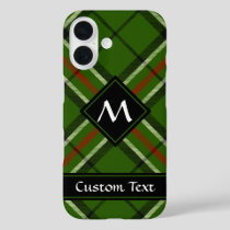 Green, Black, Red and White Tartan iPhone 16 Case