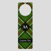 Green, Black, Red and White Tartan Door Hanger