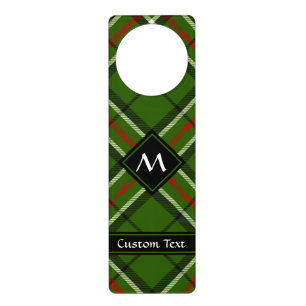 Green, Black, Red and White Tartan Door Hanger