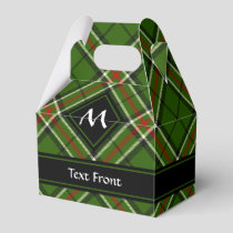 Green, Black, Red and White Tartan Favor Boxes