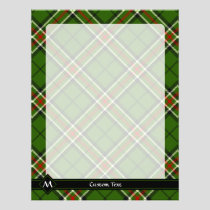 Green, Black, Red and White Tartan Flyer