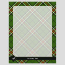 Green, Black, Red and White Tartan Flyer