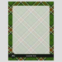 Green, Black, Red and White Tartan Flyer