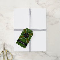 Green, Black, Red and White Tartan Gift Tags