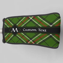Green, Black, Red and White Tartan Golf Head Cover