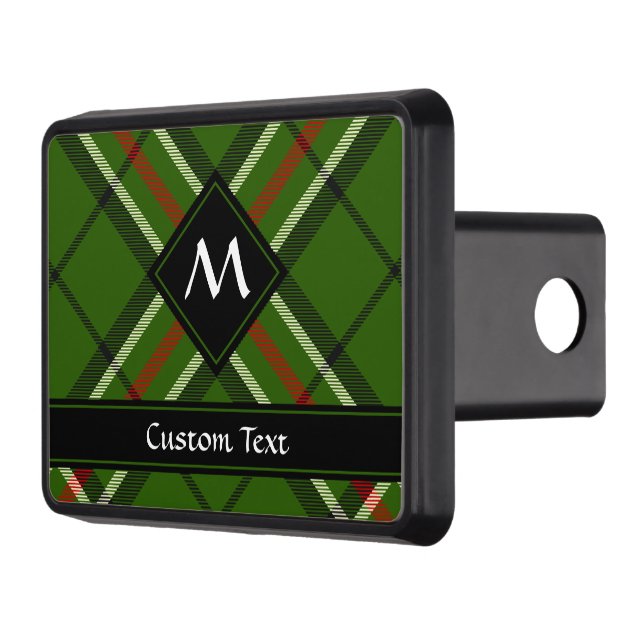 Green, Black, Red and White Tartan Hitch Cover (Left)