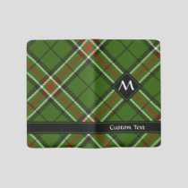 Green, Black, Red and White Tartan Large Moleskine Notebook