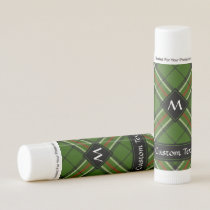 Green, Black, Red and White Tartan Lip Balm