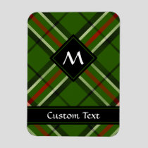 Green, Black, Red and White Tartan Magnet