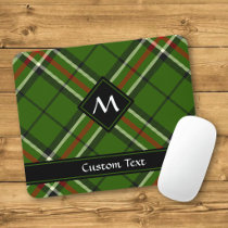 Green, Black, Red and White Tartan Mouse Pad