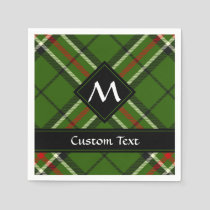 Green, Black, Red and White Tartan Napkins