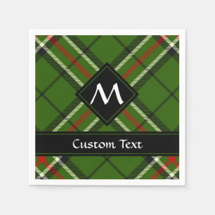 Green, Black, Red and White Tartan Napkins